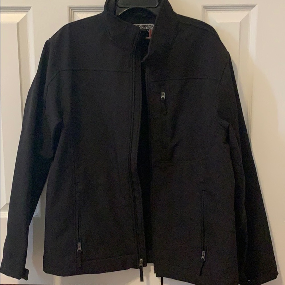 Weather proof black jacket